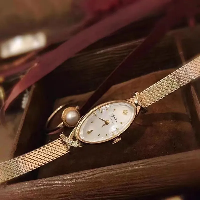 18K Gold Plated & Brass Band Watches