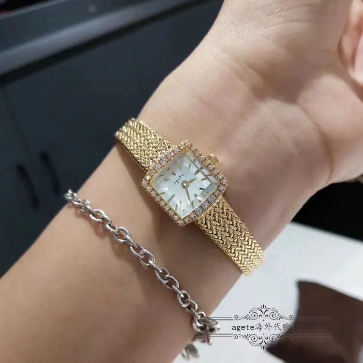 18K Gold Plated & Brass Band Watches