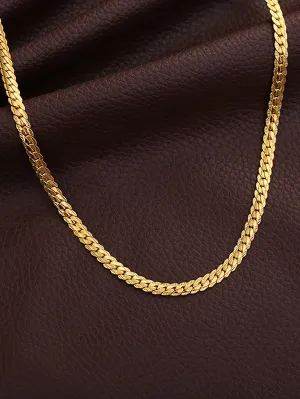 1pc Men Minimalist Chain Necklace 5mm Fashion Necklace, Stainless Steel Jewelry