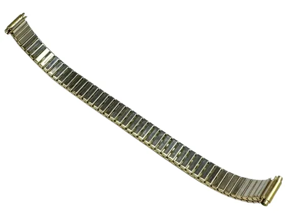 9-12MM Vintage Classic Style Gold Color Stretch Band for Ladies Watches