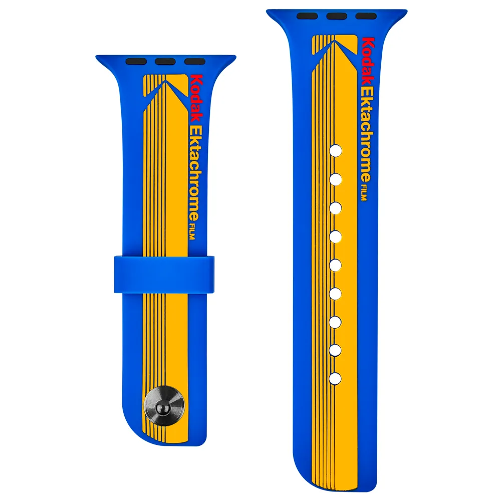 CASE-MATE 38-41mm Kodak Apple Watch Band for Series 1-8 & SE - Ektachrome Blue  (Apple Watch sold separately)
