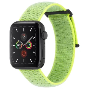 CASE-MATE 42-44mm Apple Watch Nylon Band for Series 1-8 & SE - Reflective Neon Green  (Apple Watch sold separately)