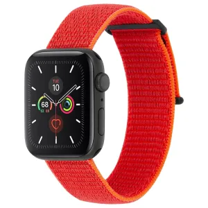 CASE-MATE 42-44mm Apple Watch Nylon Band for Series 1-8 & SE - Reflective Neon Orange  (Apple Watch sold separately)