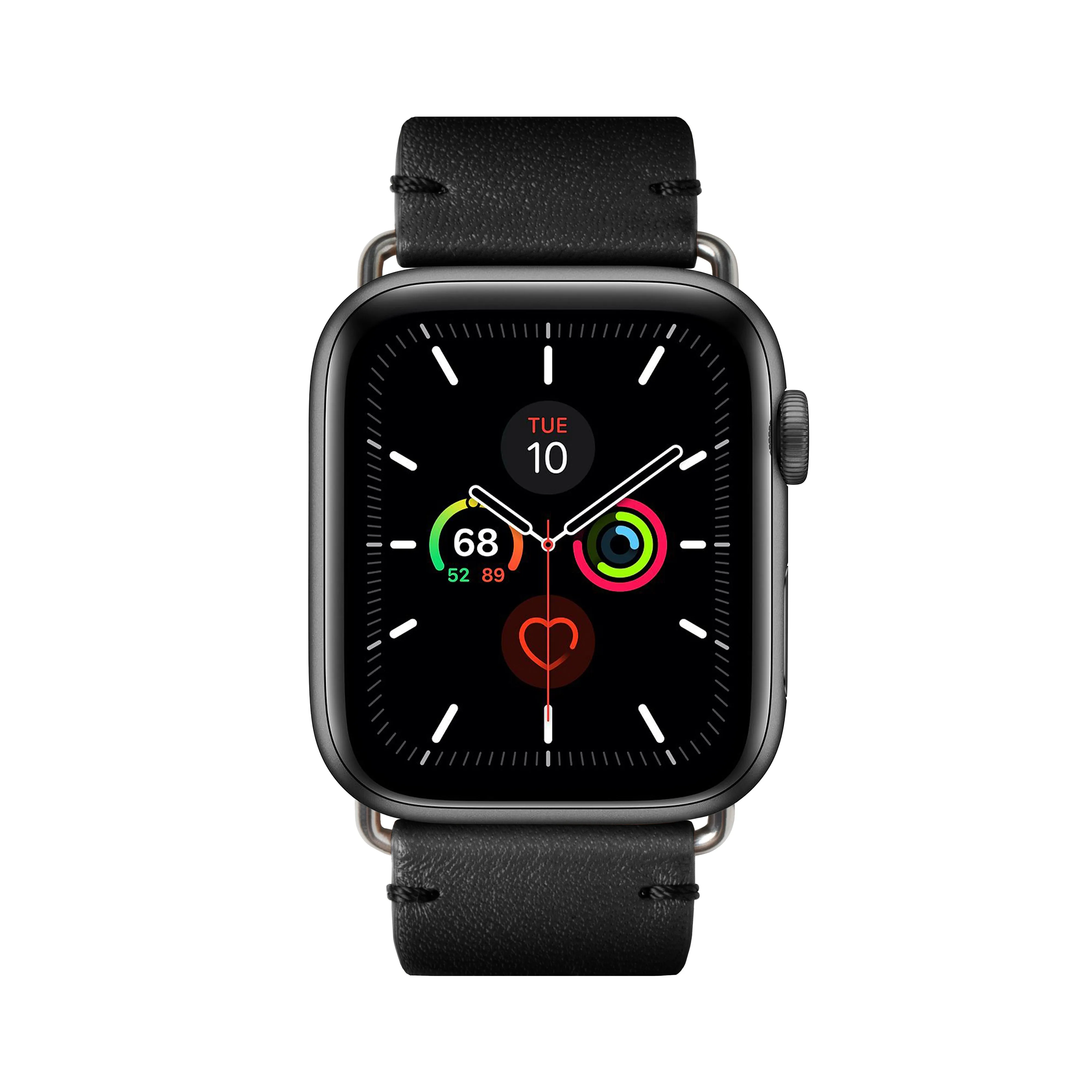 NATIVE UNION Classic Strap for Apple Watch Series 1-8 & SE 38/41mm Genuine Italian Nappa Leather - Black