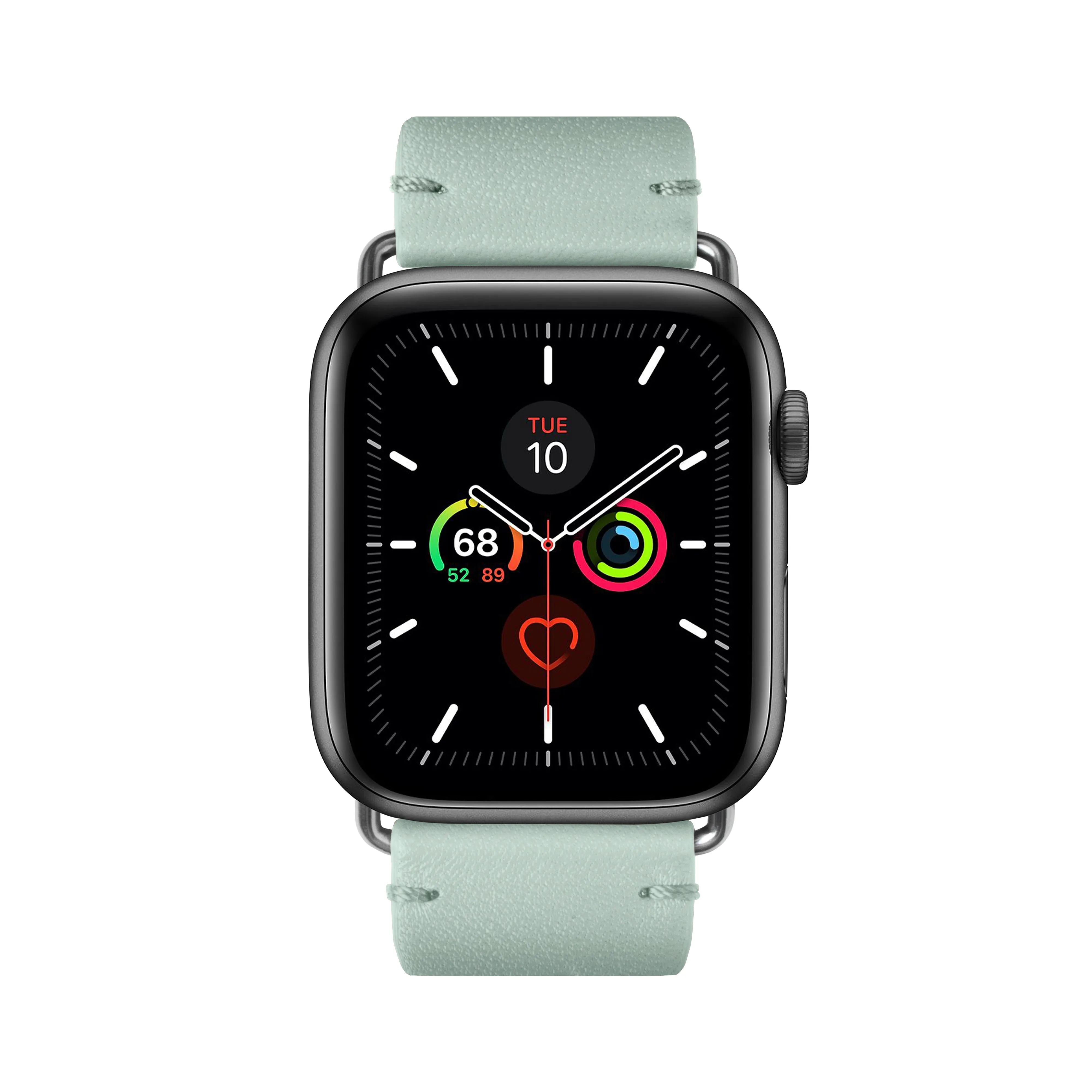 NATIVE UNION Classic Strap for Apple Watch Series 1-8 & SE 42/44mm Genuine Italian Nappa Leather - Sage