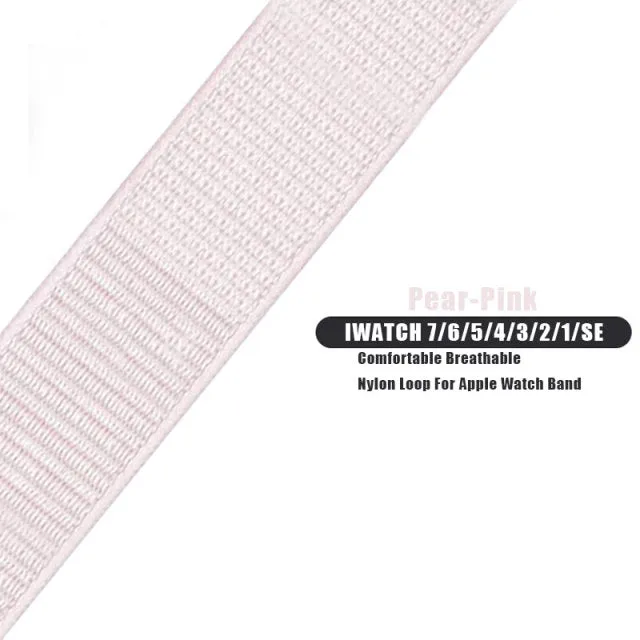 Nylon strap band For apple watch