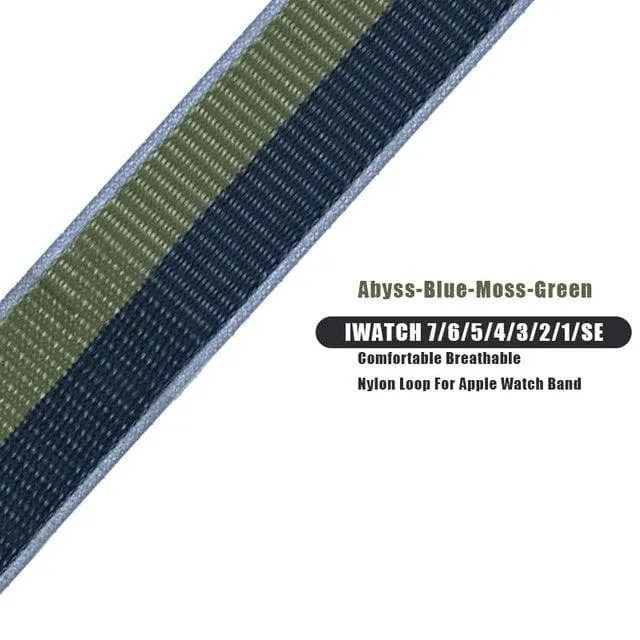 Nylon strap band For apple watch