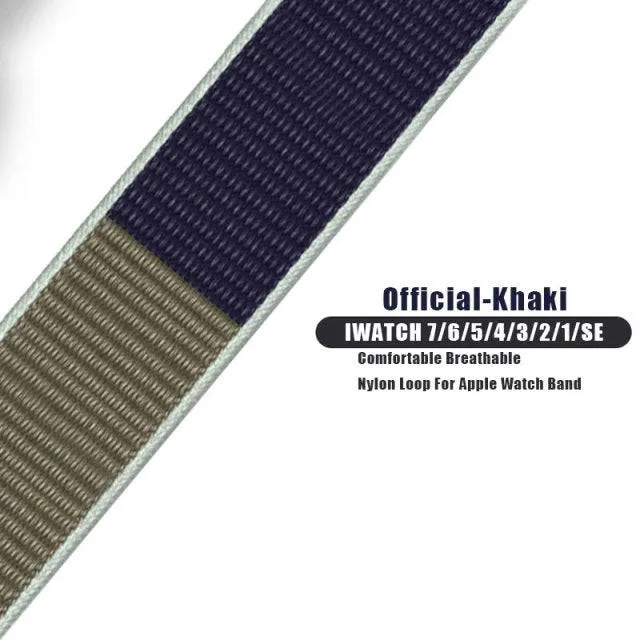 Nylon strap band For apple watch