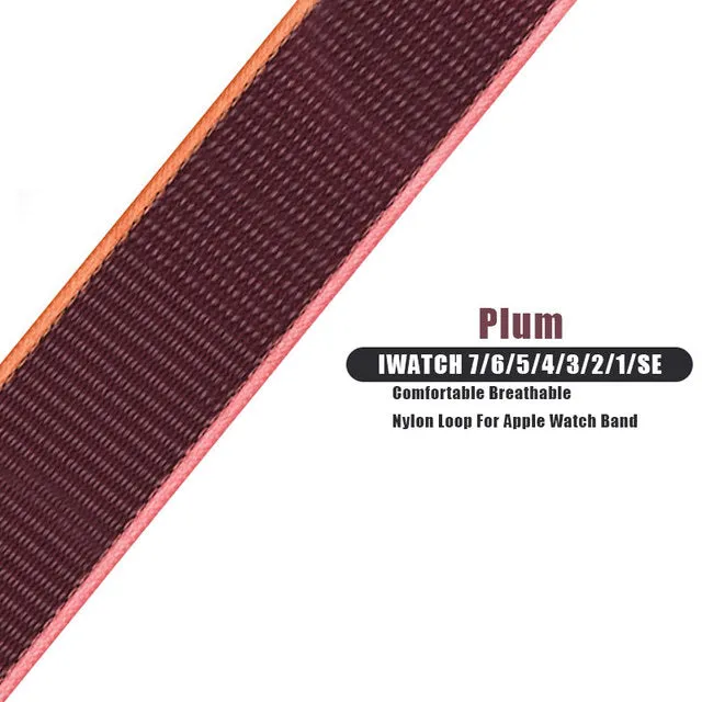 Nylon strap band For apple watch