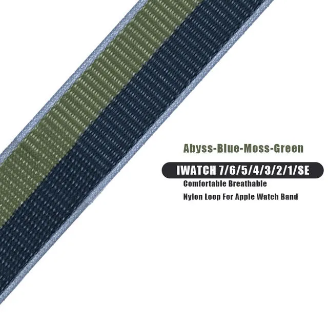 Nylon strap band For apple watch