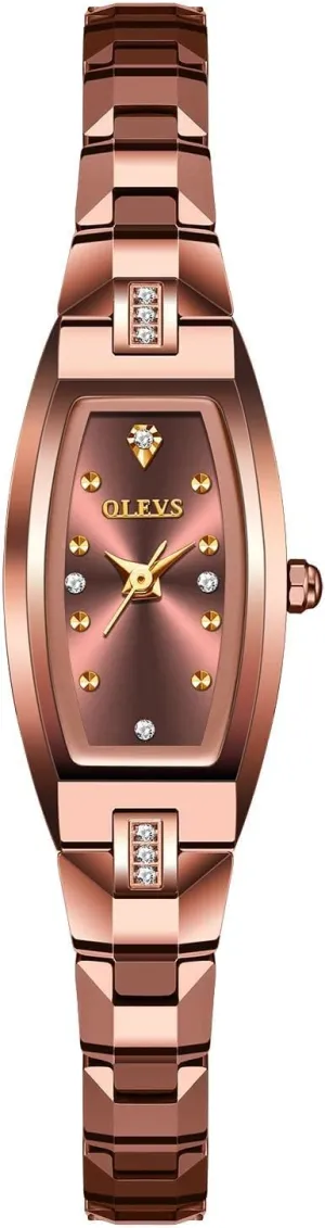 OLEVS Women Watches Rose Gold Quartz Waterproof Small Wrist