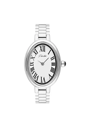 Porter 'Baby Link Watch' - White Gold