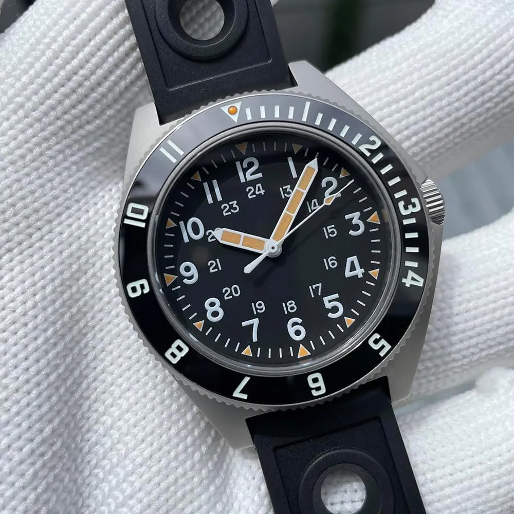 SD1944 Stainless Steel Sports Men Watches 200M Waterproof NH35 Automatic Diving Wristwatch