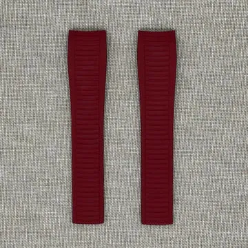 Tempomat - FKM Vulcanized Bordeaux Rubber Strap for Patek Aquanaut