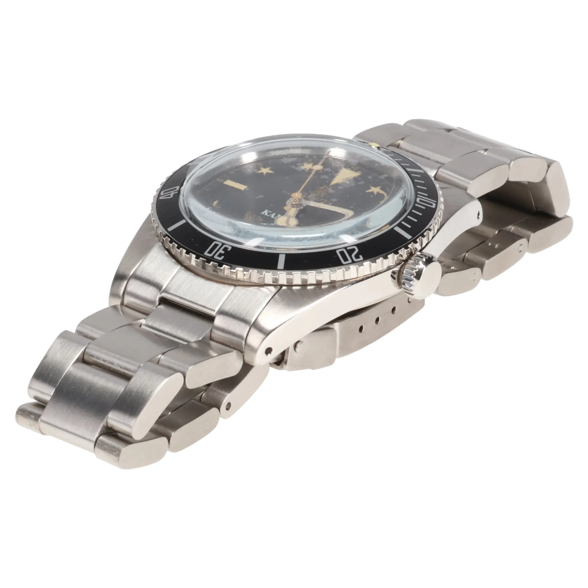 VAGUE WATCH CO. × KAMIYA DIVER'S WATCH COMBINATION / SILVER