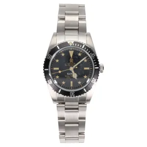 VAGUE WATCH CO. × KAMIYA DIVER'S WATCH COMBINATION / SILVER